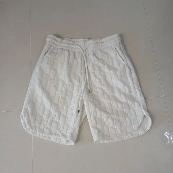 [BUNJANG] Dior DiorSignature Quilted Shorts White Women's / 디올 디올시그니처 퀼팅 반바지 화이트 여성