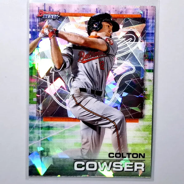 [BUNJANG] MLB Colton Cowser Rookie Atomic Refractor Bowman's Best Baseball Card / MLB 콜튼 카우저 루키 아토믹 리플 보우먼스베스트