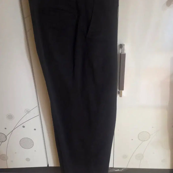 [BUNJANG] Uniqlo Barrel Pants Black (Size 82) / 유니클로 배럴팬츠 새것 82 블랙
