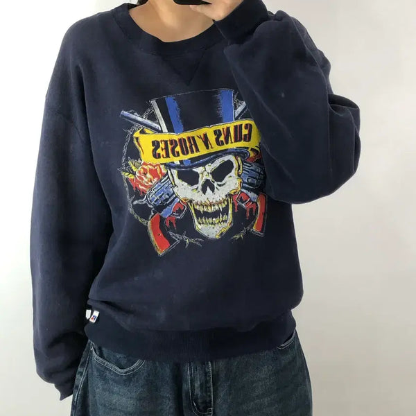 [BUNJANG] RUSSELL Athletic Guns N' Roses Graphic Sweatshirt / [M] 러셀 맥시코 건즈앤로지스 맨투맨