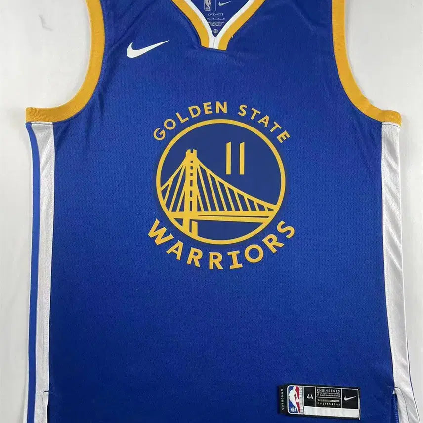 [BUNJANG] Klay Thompson NBA Warriors #11 Blue Hot Press Basketball Jersey / 클레이 톰프슨 NBA 농구 유니폼 워리어스 11번 블루 핫 프레스