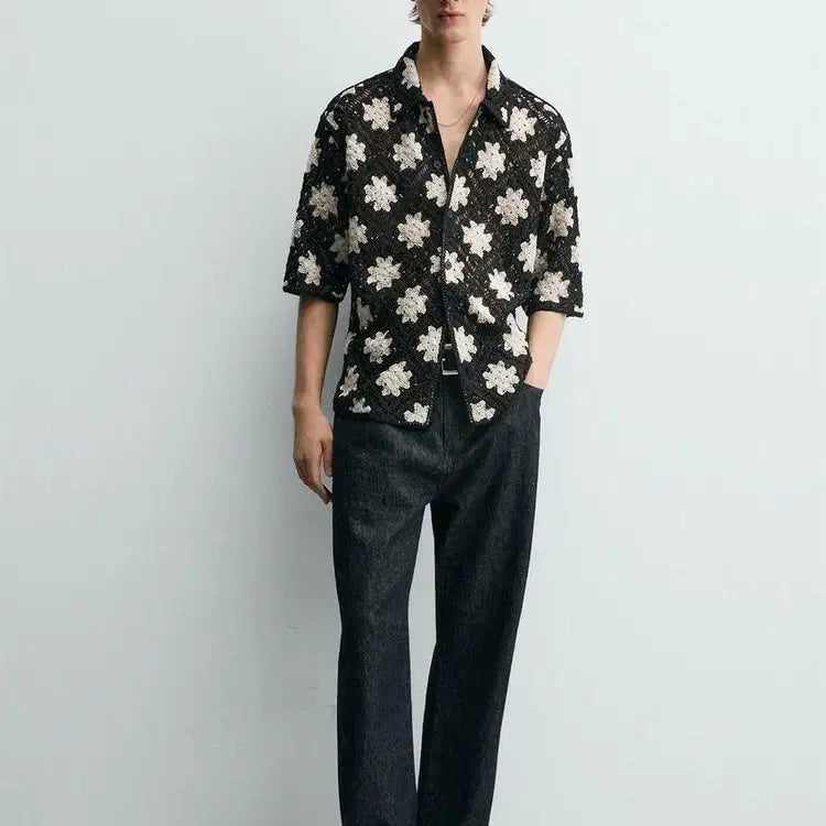 [BUNJANG] Zara Crochet Shirt / 자라 크로셰셔츠