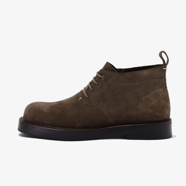 [BUNJANG] EAE x KINCH Lace Ankle Boots Brown 250 / 이에이x킨치 레이크 앵클 부츠 브라운 250