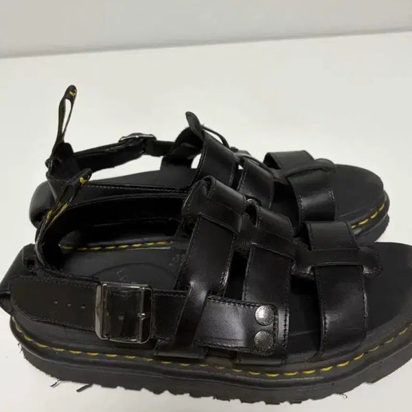 [BUNJANG] Dr. Martens Terry Leather Sandals Black 290mm / 닥터마틴 테리 가죽 샌들 290mm