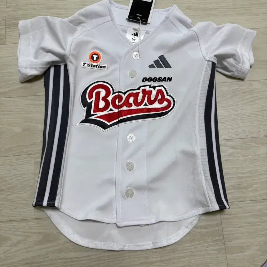 [BUNJANG] Doosan Bears Park Jun-soon Adidas Baseball Jersey (Size 140) / 두산 박준순 유니폼