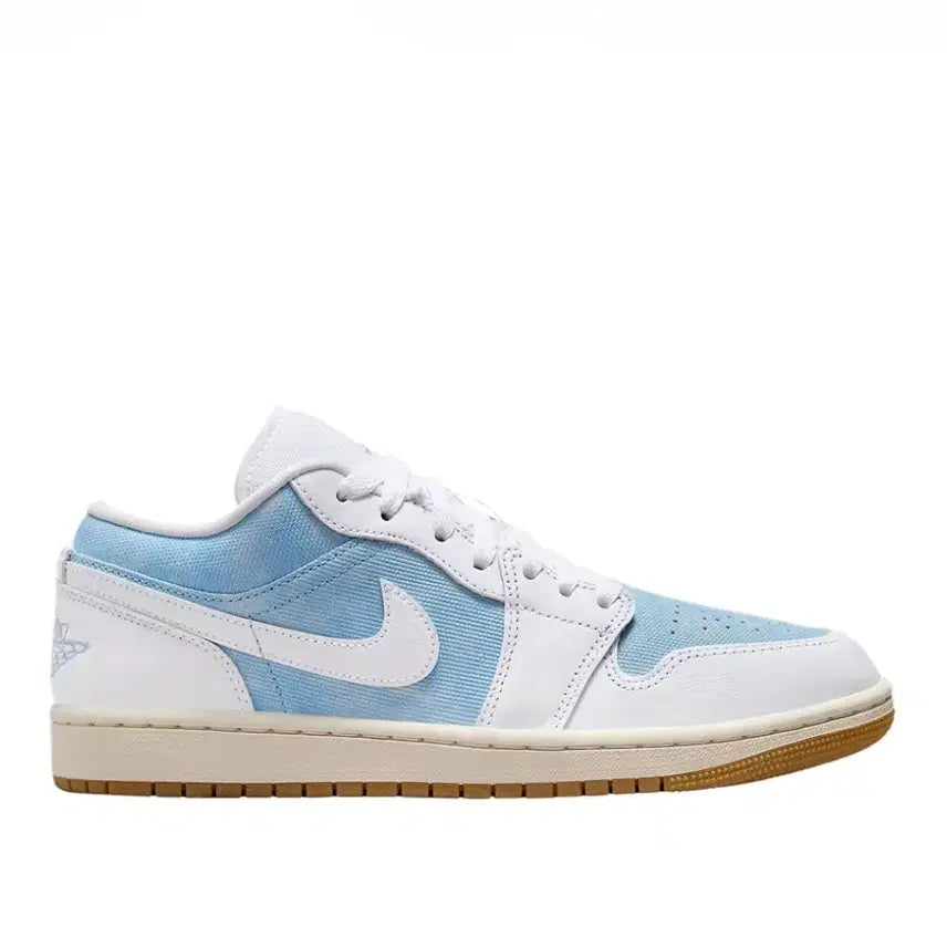 [BUNJANG] Air Jordan 1 Low SE 'Worn Blue Gum Light Brown' Sneakers / 조던1 로우 SE 원 블루 검 라이트 브라운 운동화