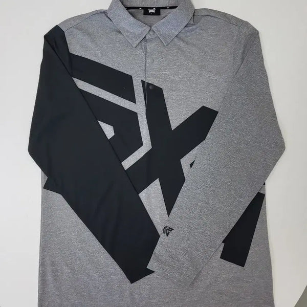 [BUNJANG] PXG Golf Apparel Polo Shirt Grey / PXG 골프웨어  카라티 그레이