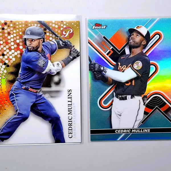 [BUNJANG] MLB Cedric Mullins 50th Anniversary Gold / 199th Anniversary Aqua Refractor / MLB 세드릭 멀린스 50한정 골드, 199한정 아쿠아 리플