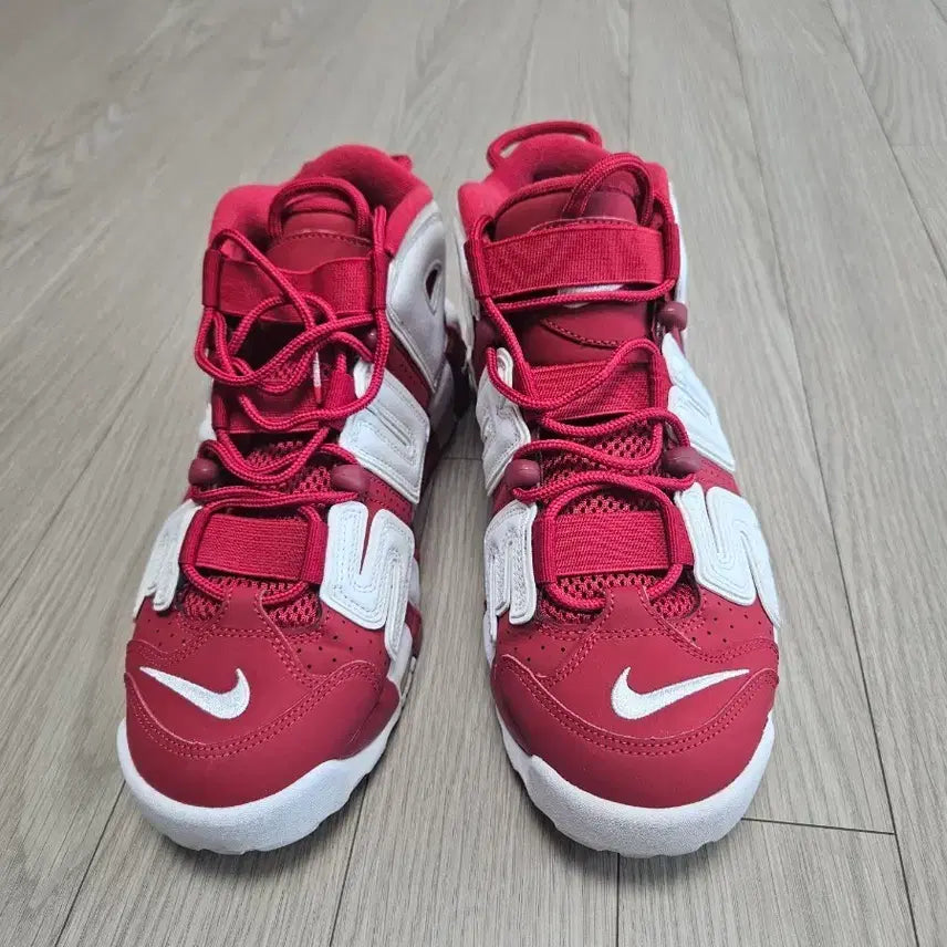 [BUNJANG] Nike x Supreme Air More Uptempo Red / 나이키x슈프림 에어모어 업템포 레드