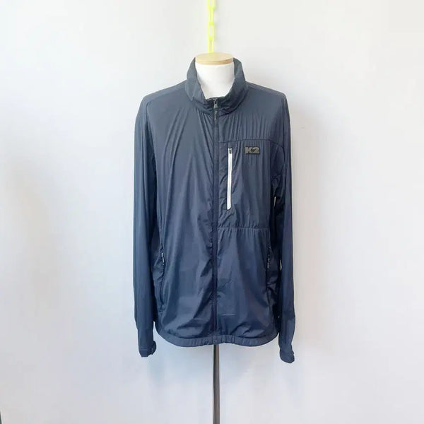[BUNJANG] K2 Men's Windbreaker Mesh Jacket Navy Size 105 / K2 남성바람막이 메쉬자켓 105 진스센스