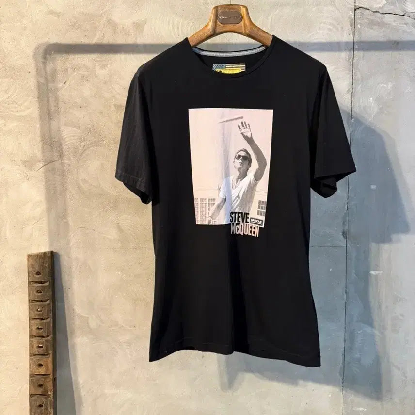 [BUNJANG] Barbour Steve McQueen T-Shirt / 바버 스티브 맥퀸 반팔티셔츠 남성100