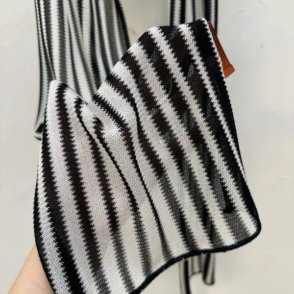 [BUNJANG] Missoni Sheer Stripe Summer Scarf / 미쏘니 시스루 스트라이프 여름 스카프