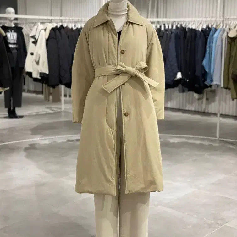 [BUNJANG] Studio Tomboy Belted Padded Mac Coat / 스튜디오톰보이 벨티드 패딩 맥코트 F