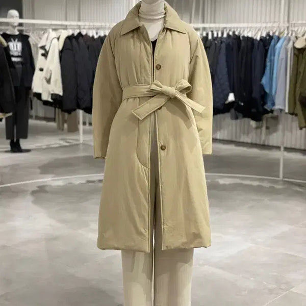 [BUNJANG] Studio Tomboy Belted Padded Mac Coat / 스튜디오톰보이 벨티드 패딩 맥코트 F