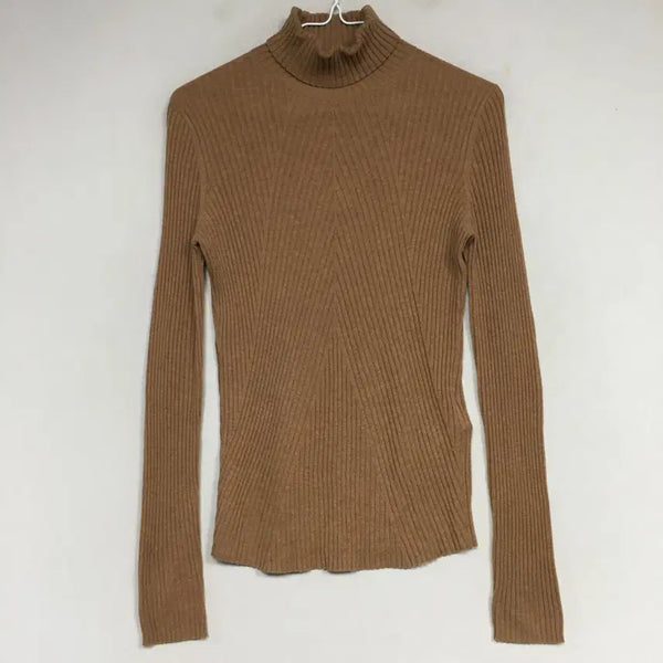 [BUNJANG] Maje Ribbed Turtleneck Knit Sweater / MAJE 마쥬 터틀넥 골지 니트 2