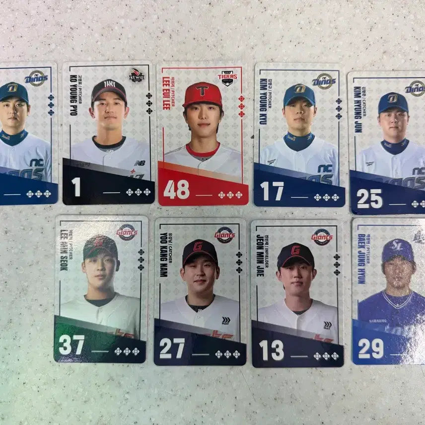 [BUNJANG] Paldo Bibimmyeon KBO Photocard / 팔도비빔면 kbo 카드