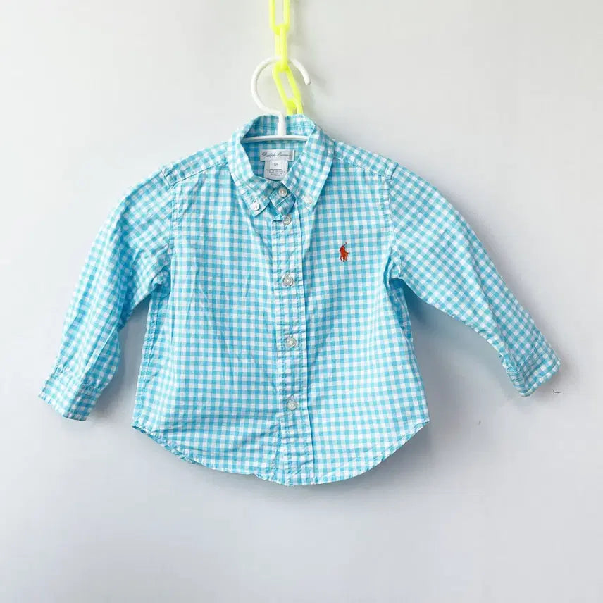 [BUNJANG] Polo Ralph Lauren Kids 18M Jeansense Shirt / 랄프로렌 아동 셔츠 18M 진스센스