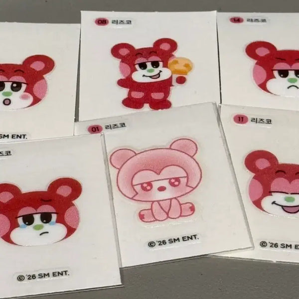 [BUNJANG] RIIZE Shotaro Rizco Sticker Bundle Set / 라이즈 쇼타로 리즈코 띠부씰 스티커 일괄 양도합니다