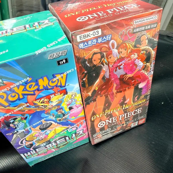 [BUNJANG] One Piece Extra Booster & Pokémon Card Expansion Pack (Sealed) / 원피스 엑스트라 부스터 / 포켓몬 카드 확장팩
