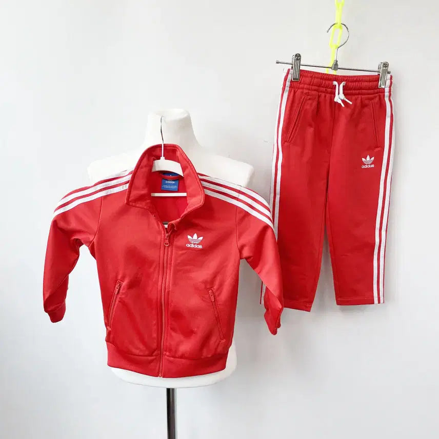 [BUNJANG] Adidas Kids Fire Training Set Size 95 / 아디다스 키즈 불꽃트레이닝셋업 95 진스센스