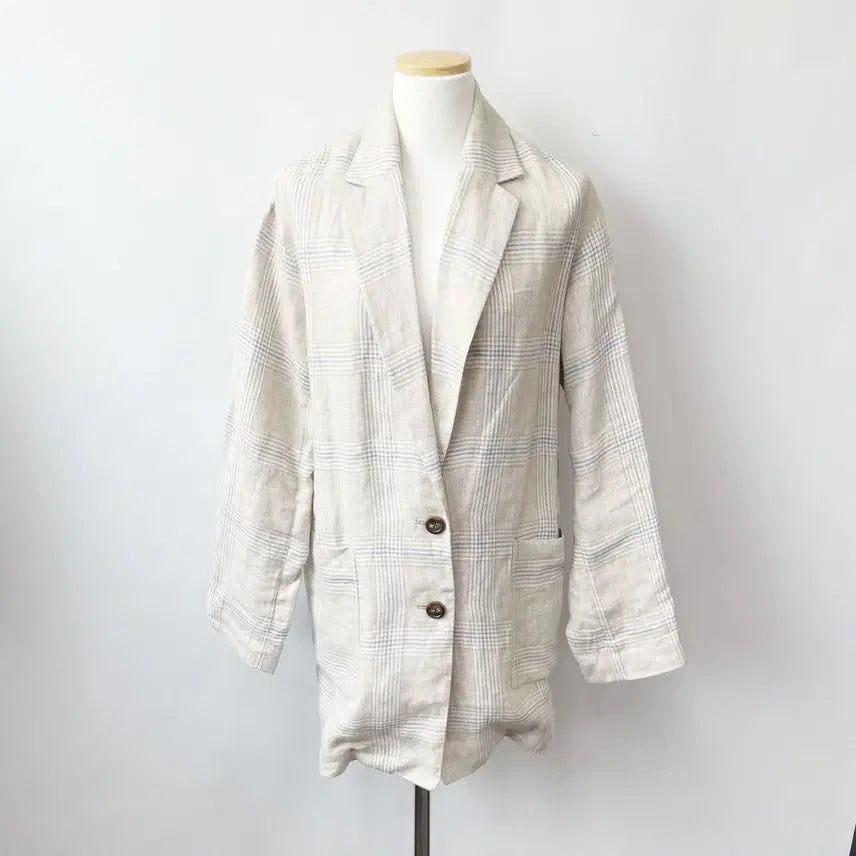 [BUNJANG] Atelier Vanessa Bruno Linen Blazer Size 55 / 아떼 바네사브루노 린넨블레이져 55 진스센스