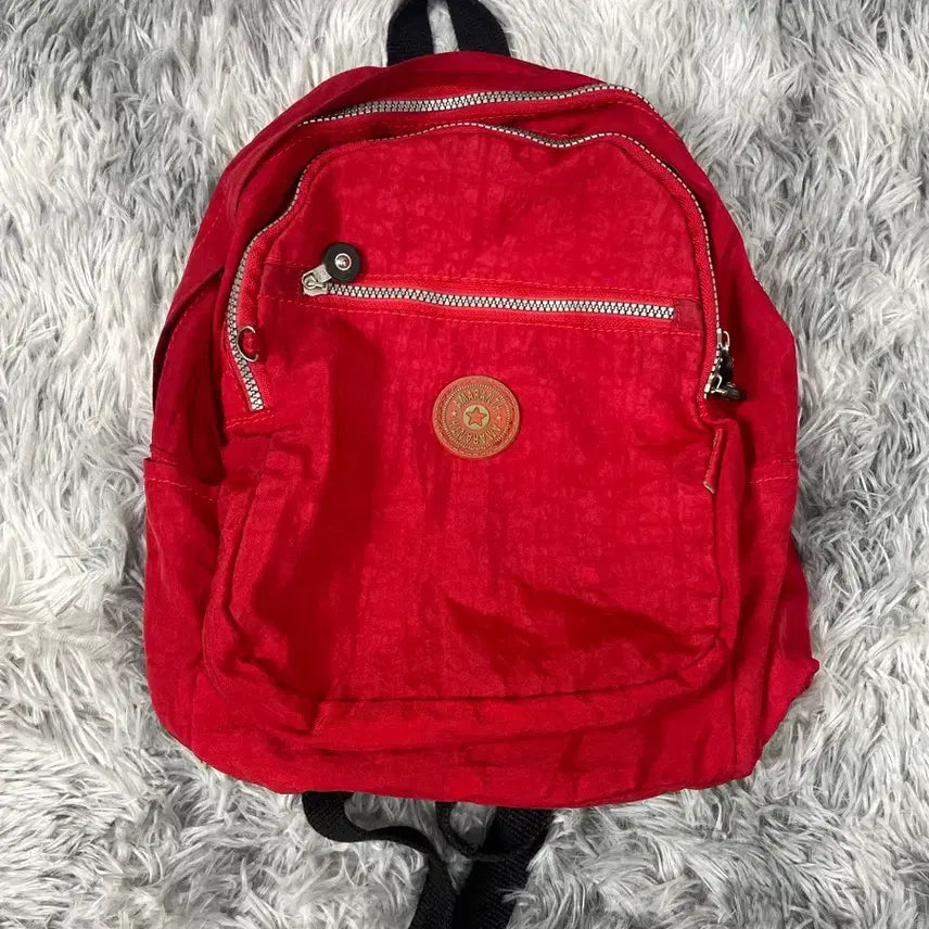 [BUNJANG] Kipling Y2K Old School Red Backpack / 키플링 y2k 올드스쿨 레드 백팩 y 6486