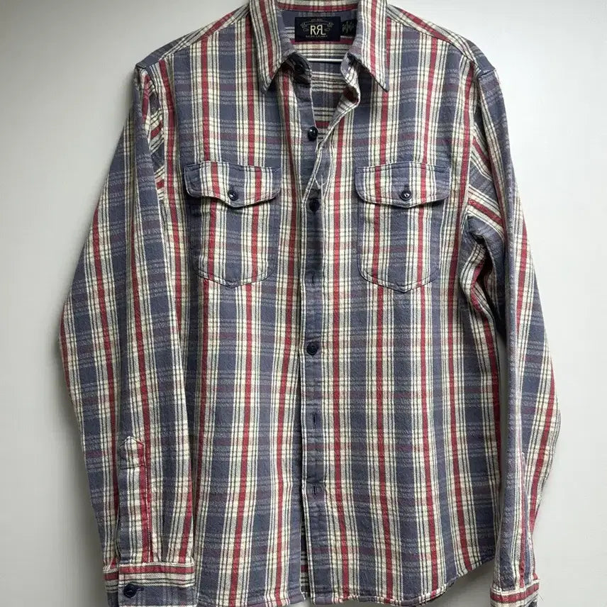 [BUNJANG] RRL Plaid Twill Check Shirt Medium New / rrl 플래드 트윌체크셔츠 m 새상품