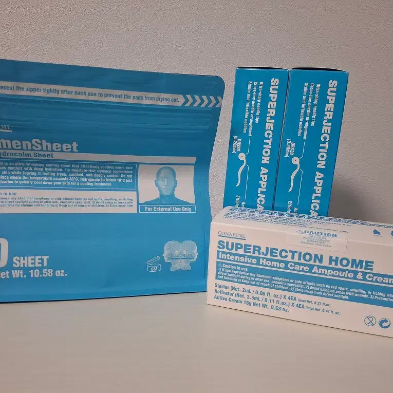 [BUNJANG] Konafeel Superjection Home Kit + Applicator + Carme Sheet Bundle / 슈퍼젝션홈 카멘시트 무료배송 (슈퍼젝션_카멘시트 검증된 시너지 조합)