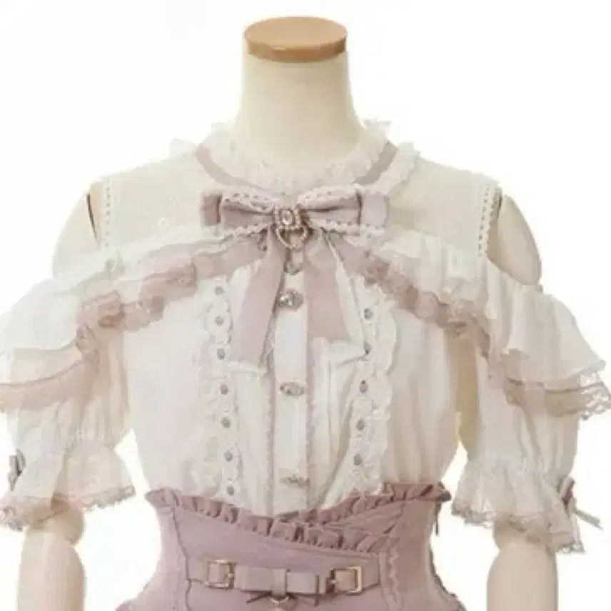 [BUNJANG] Lizlisa Off-Shoulder Blouse Pink / 리즈리사 오프숄더 블라우스 판매합니다