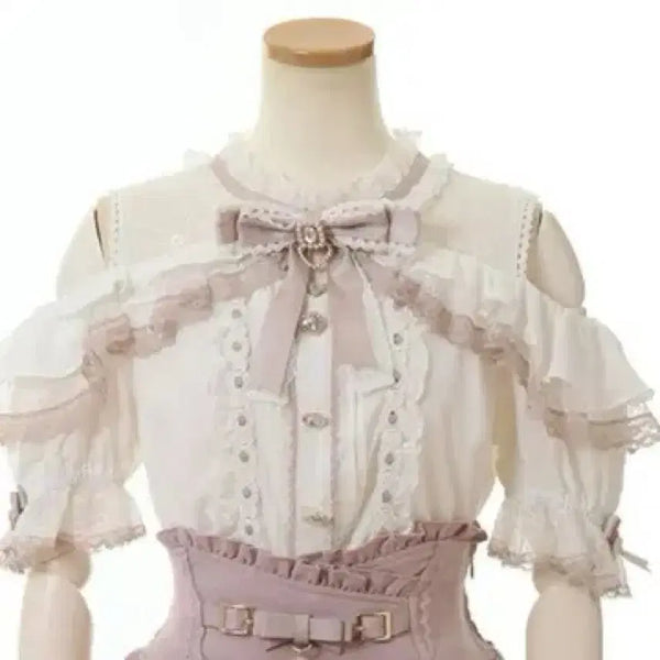 [BUNJANG] Lizlisa Off-Shoulder Blouse Pink / 리즈리사 오프숄더 블라우스 판매합니다