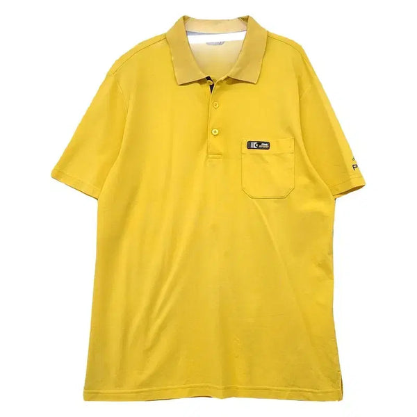[BUNJANG] Ping Yellow Golf Short Sleeve Polo Shirt / 핑 옐로우 골프 반팔 카라티 105