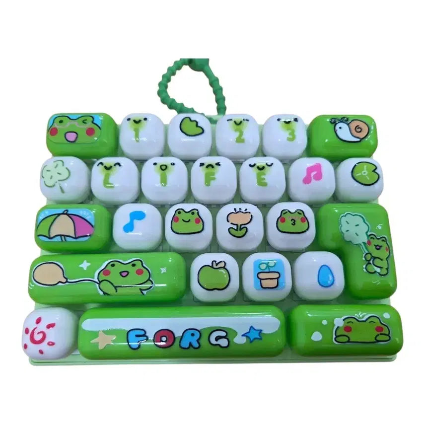 [BUNJANG] Animal Keycap 26-Key Charm / 동물 대왕 키캡 26타수 키링