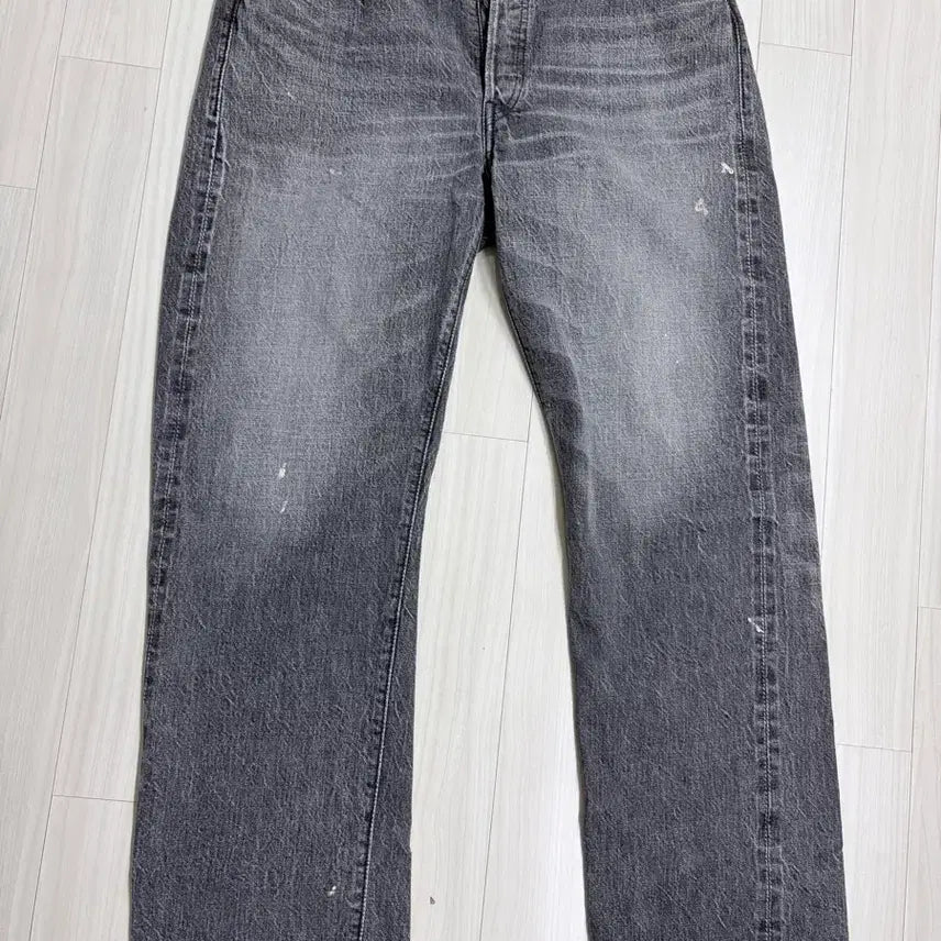 [BUNJANG] Fullcount 1101 Dartford Black Painted Straight Fit Jeans (Size 36) / 풀카운트 1101 bk 다트포드 블랙 페인팅 다트포트 36사이즈