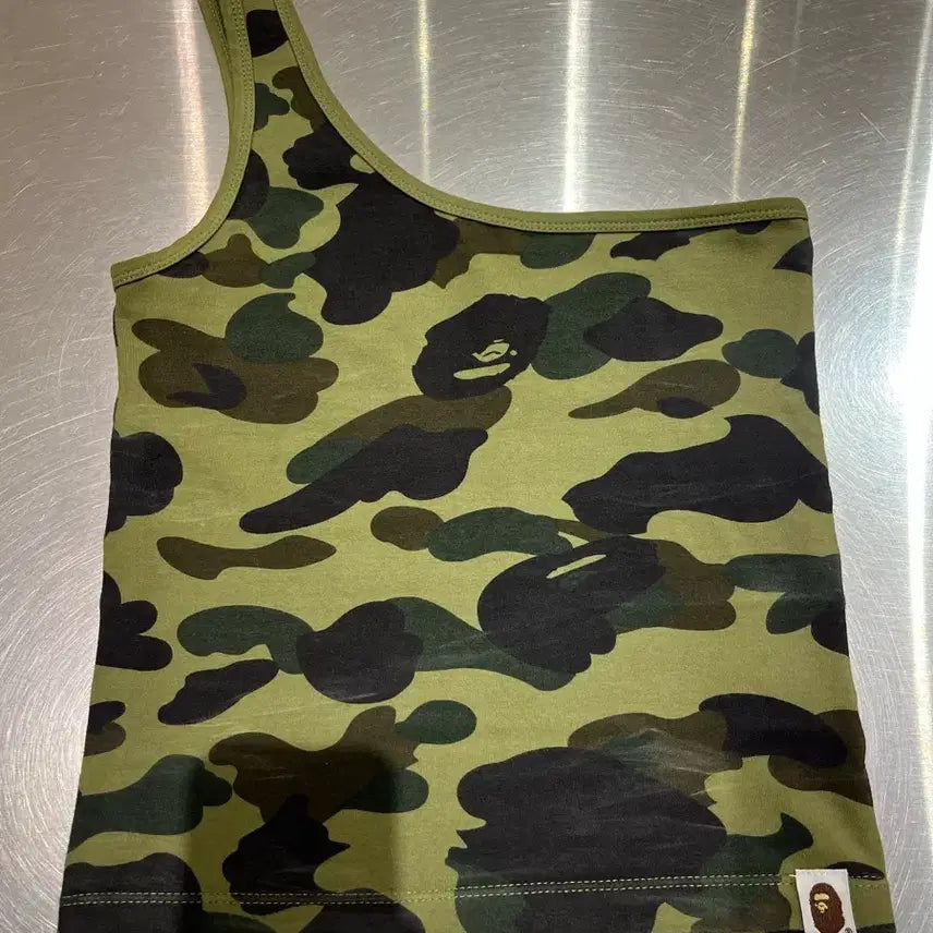 [BUNJANG] BAPE One Shoulder Tank Top / 베이프 원숄더 탑 나시
