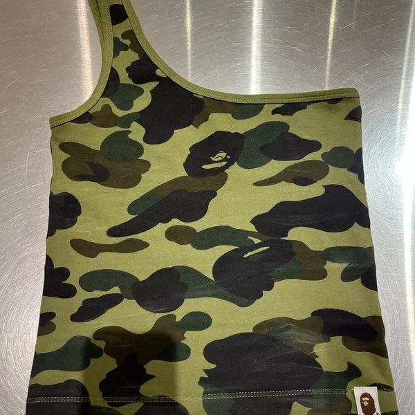 [BUNJANG] BAPE One Shoulder Tank Top / 베이프 원숄더 탑 나시