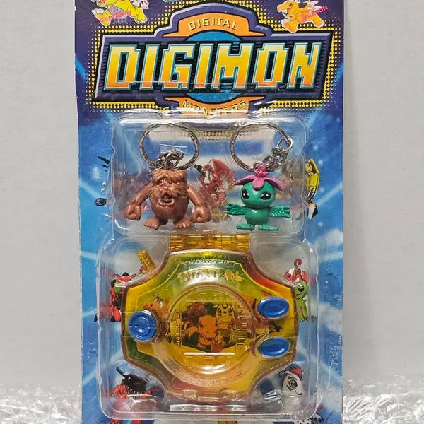 [BUNJANG] Digimon Mini Figure Keychain Digivice Set (Sealed) / 고전완구 디지몬 미니피규어 열쇠고리 디지바이스 세트 미개봉품
