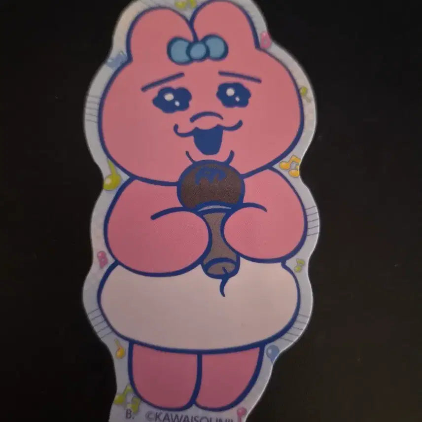 [BUNJANG] Pants Rabbit "Singing" Sticker Set / 노래하는 빤쮸토끼 조각스티커