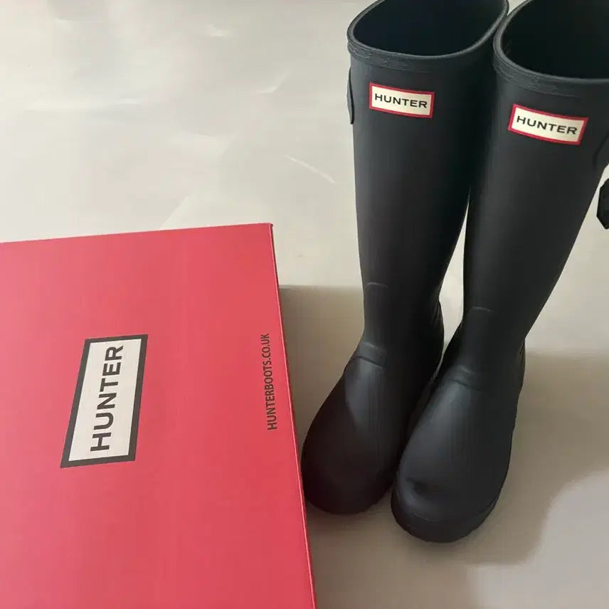 [BUNJANG] Hunter Original Tall Rain Boots Black 240 Full Box / 헌터 오리지널 톨 레인부츠 블랙 240 풀박스
