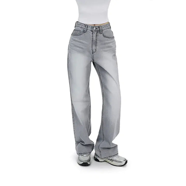 [BUNJANG] GUZZ Wide Gray PT Light Gray Denim Pants Jeans / 구즈 와이드그레이pt 연그레이 데님 팬츠 청바지