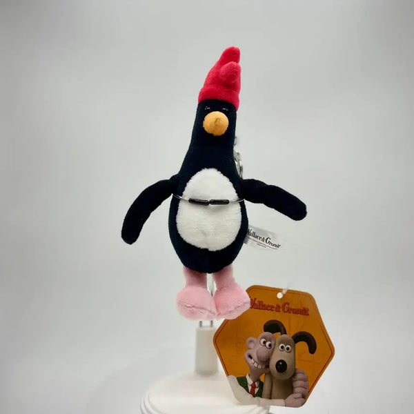 [BUNJANG] Wallace & Gromit Feathers McGraw Plush Keychain (10cm) / 월레스와 그로밋 - 페더 맥그로우 키링인형 (10cm)