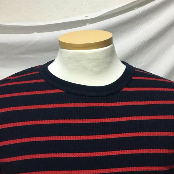 [BUNJANG] Joe Fresh Red & Black Striped T-Shirt / 조 프레시 레드 앤 블랙 줄무늬 티셔츠