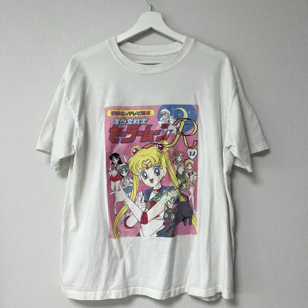 [BUNJANG] Vintage Sailor Moon Short Sleeve T-Shirt / 빈티지 세일러문 반팔 티셔츠