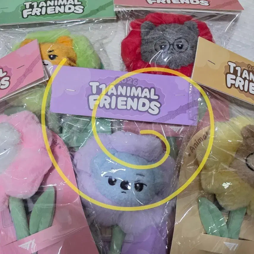 [BUNJANG] T1 Animal Friends Flower Full Set / T1 애니멀플라워 꽃 풀세트 판매