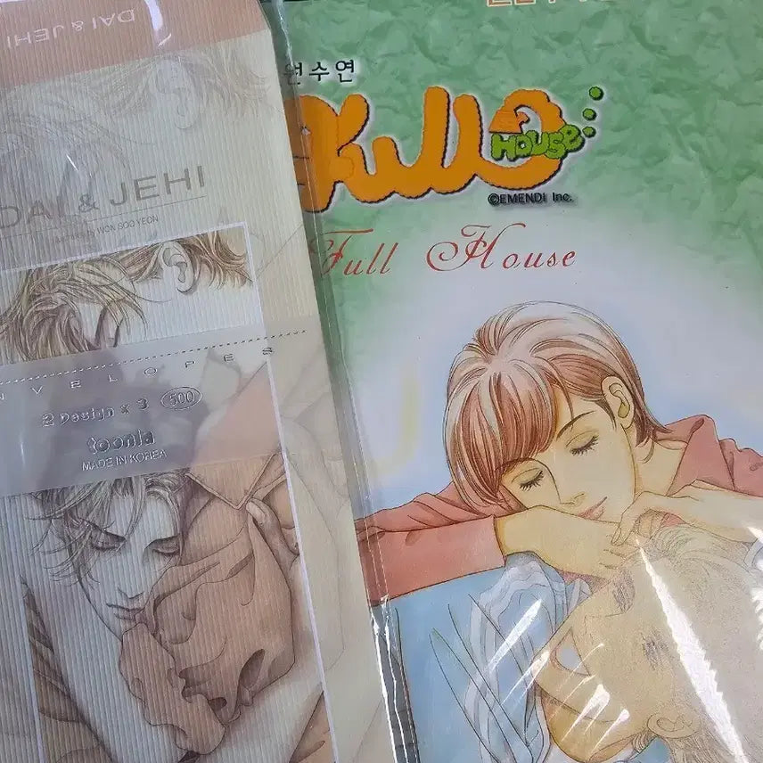 [BUNJANG] Won Soo Yeon Pure Romance Manhwa Stationery Set / 고전문구 원수연 순정만화 편지지 편지봉투 세트