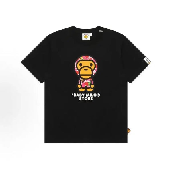 [BUNJANG] BAPE Baby Milo Print Short Sleeve T-Shirt / 에이프 ,베이프 베이비마일로 프린트 반팔