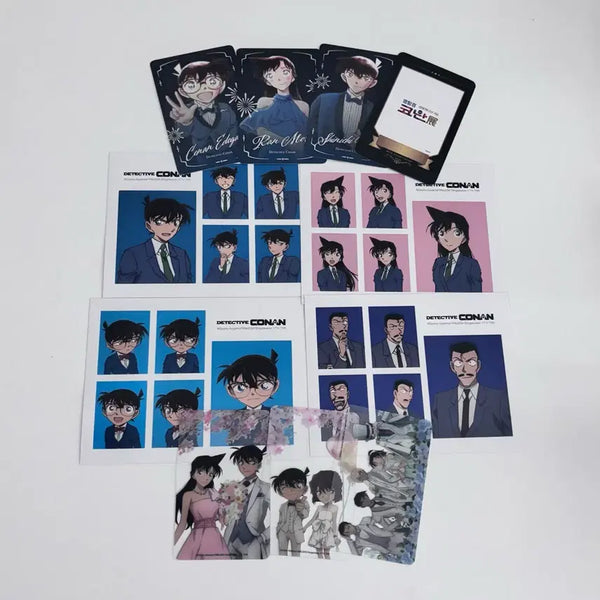 [BUNJANG] Detective Conan Shinichi Ran Arnuvo Wedding Photocard Set / 명탐정코난 남도일 유미란 신란 신이치 란 증사 30주년 포토카드 아르누보 웨딩 포카 세트