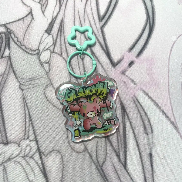 [BUNJANG] Glumi Bear Keychain / 글루미베어 키링