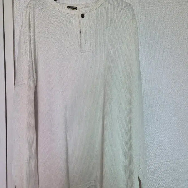 [BUNJANG] VDR Henley Long Sleeve T-Shirt / vdr 헨리넥