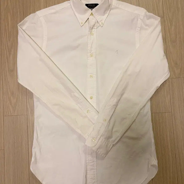 [BUNJANG] Polo Ralph Lauren Oxford Shirt White / [희귀한 흰색로고]폴로 랄프로렌 옥스포드 셔츠 화이트