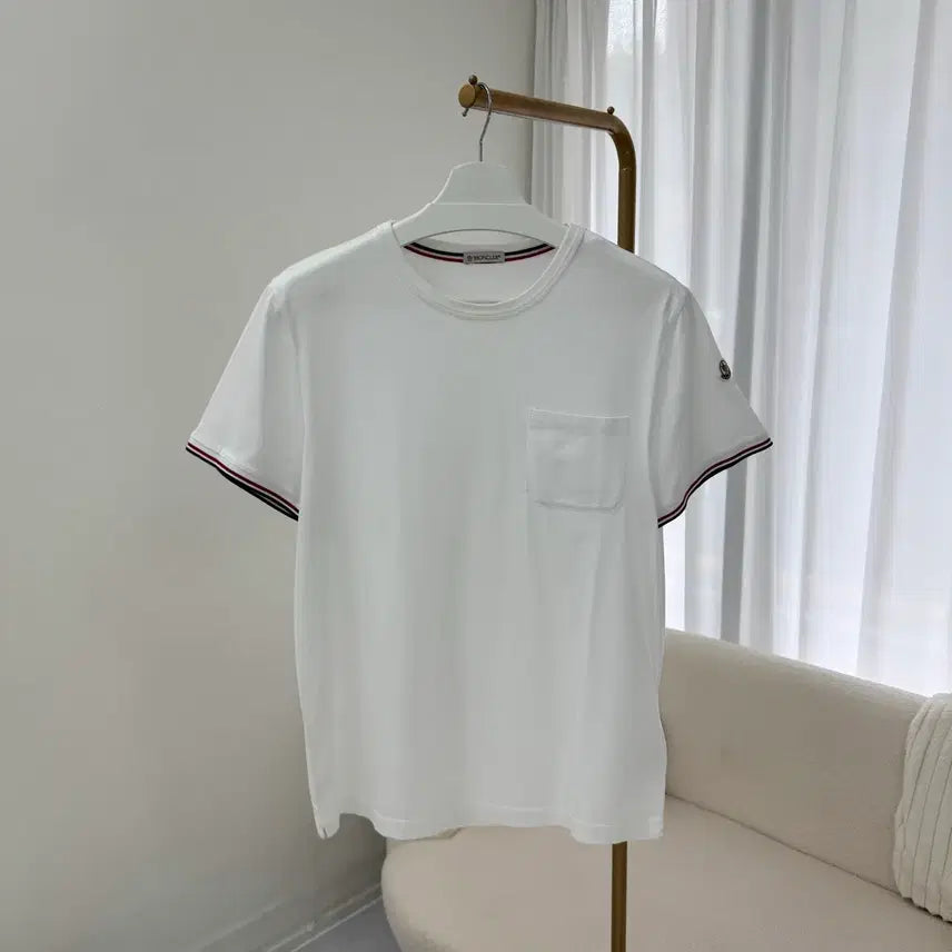 [BUNJANG] Moncler Three-Stripe T-Shirt / (당일출고) 몽클레어 삼선택 반팔